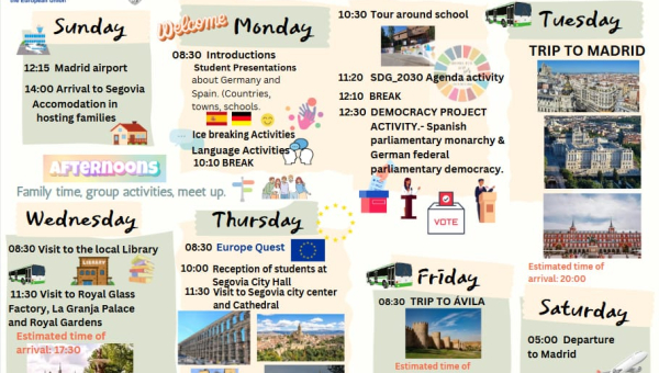 Erasmus-Reise nach Spanien